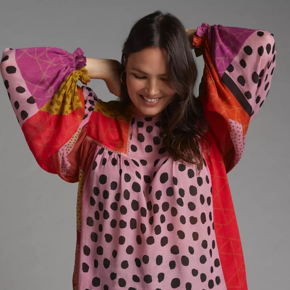 EUC Bl^nk London Miranda Peasant Blouse M - Picture 4 of 15